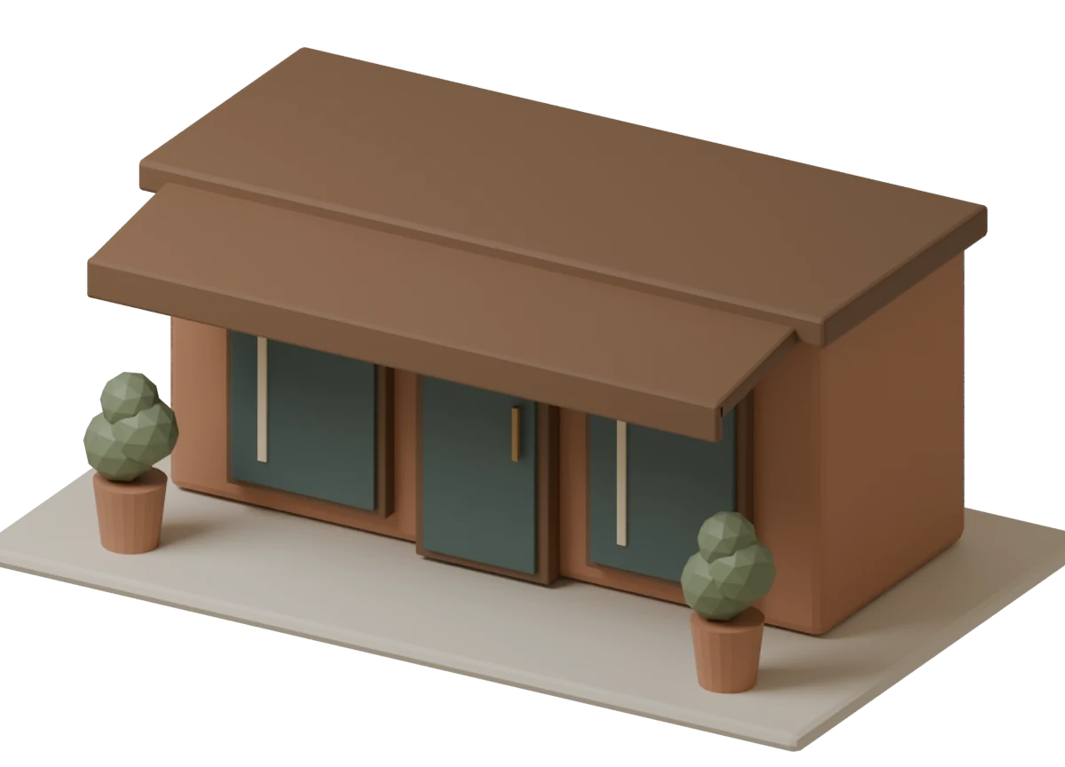 Illustrative building concept for Longview; not the actual studio building