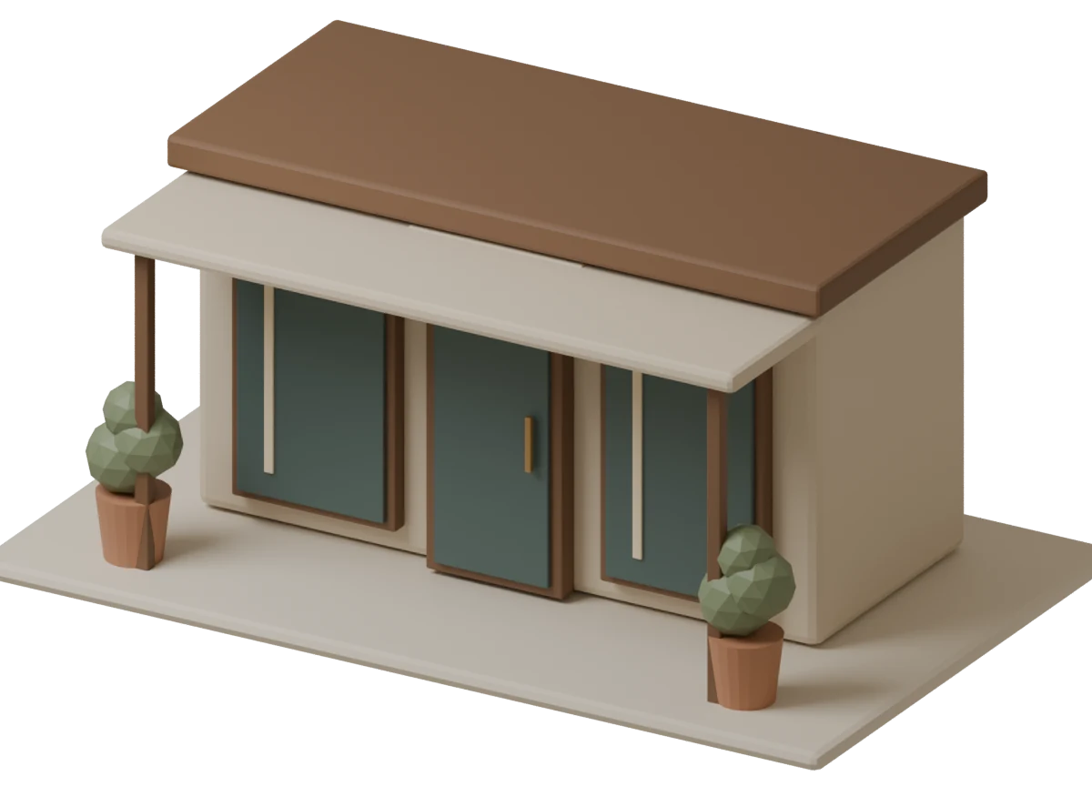 Illustrative building concept for Overland Park; not the actual studio building